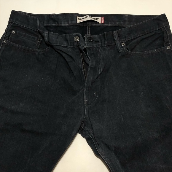 Levi’s 514 | Men’s Grey Slim Straight Jeans - Picture 2 of 5